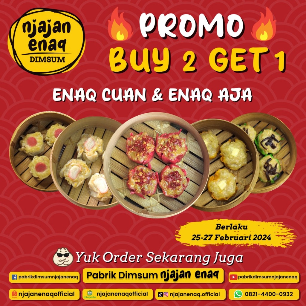 

PROMO BUY 2 GET 1 (FREE GIFT RANDOM VARIAN)