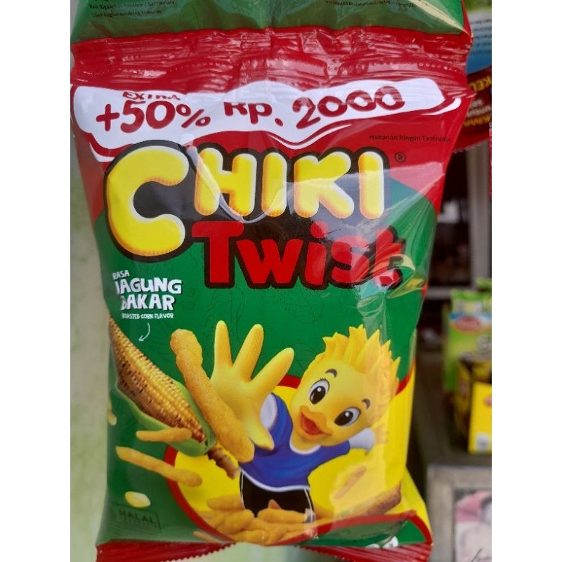 

Chiki Twist Jagung Bakar 22,5g SNACK JAJANAN