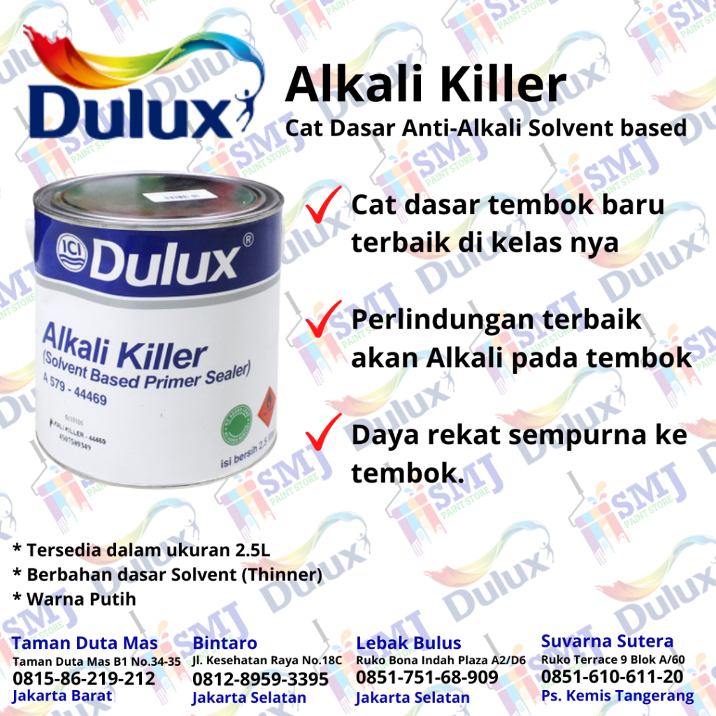 CAT DASAR DULUX ALKALI KILLER 2,5L