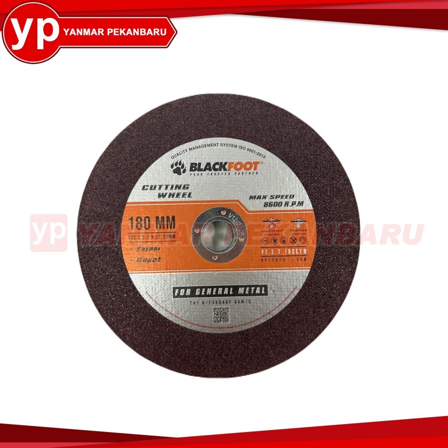 Mata Gerinda Potong 7" Batu Gerenda Cutting Wheel 180mm BLACKFOOT