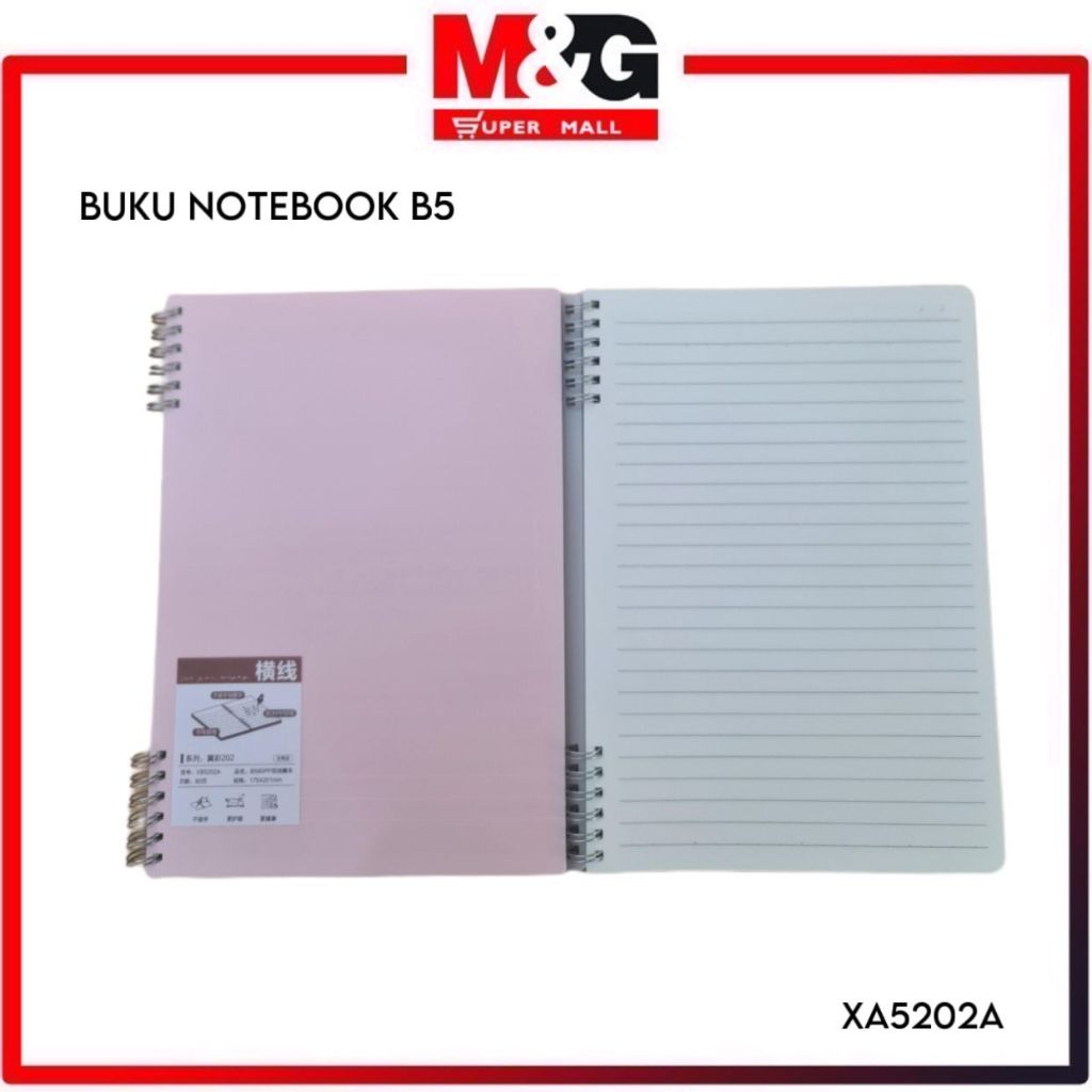 

M&G Buku Catatan Spiral A5 B5 / Buku Notebook M&G A5 B5