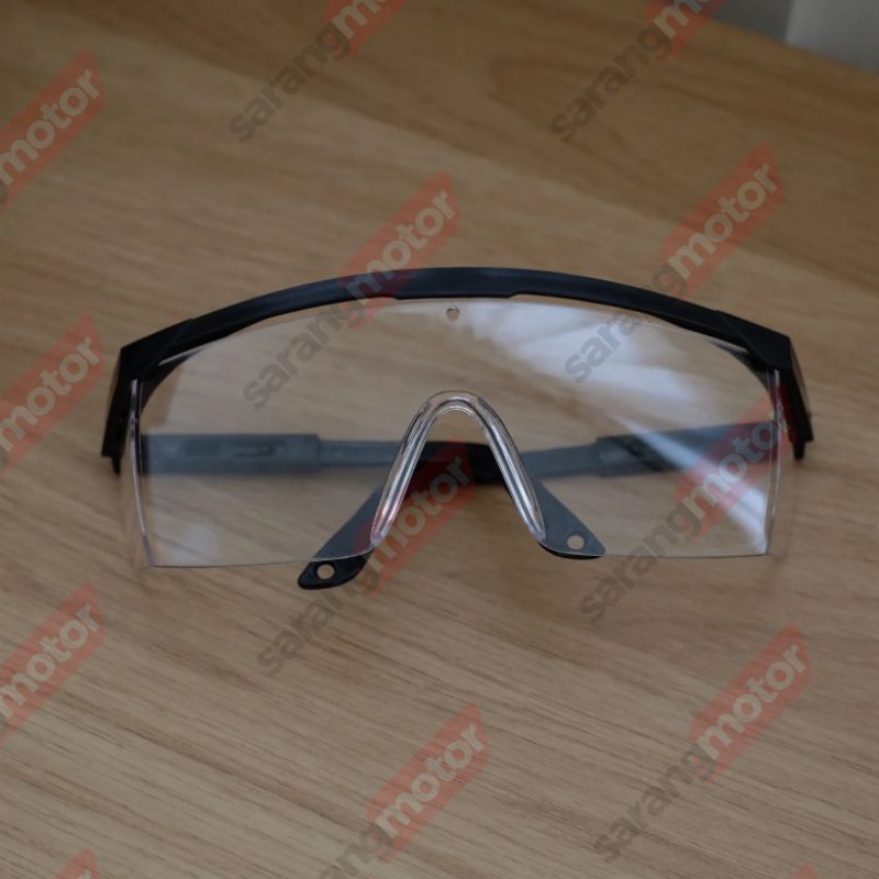 Kaca Mata Las Bening NANKAI pelindung / kacamata untuk las / kaca mata safety ride / kacamata bermot