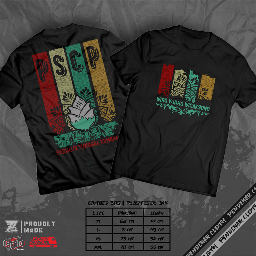 Kaos PSCP Trending Viral - Kaos PSCP Distro Terlaris - Kaos Cempaka Putih