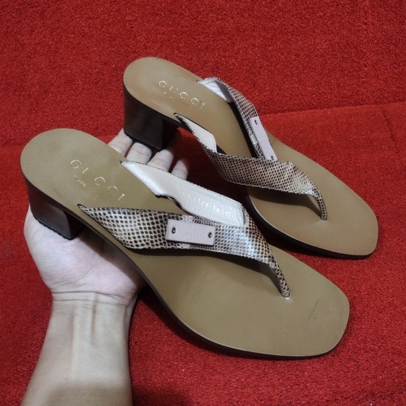 sandal wanita gucci authentic