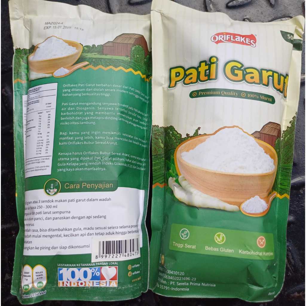 

PATI GARUT PREMIUM ORIFLAKES 500 GR--