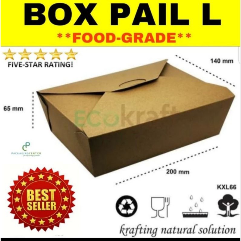 

BOX PAIL Ukuran product : 140 x 65 x 200 mm