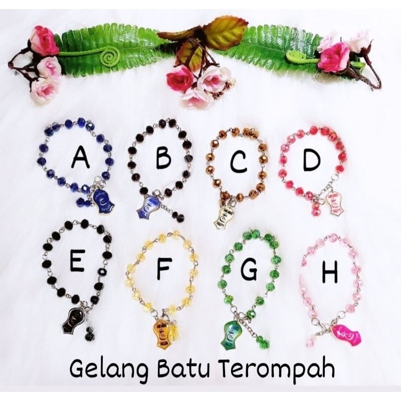 Gelang Batu Terompah Gelang Manik Manik Terompah Gelang Kristal Cantik Terompah