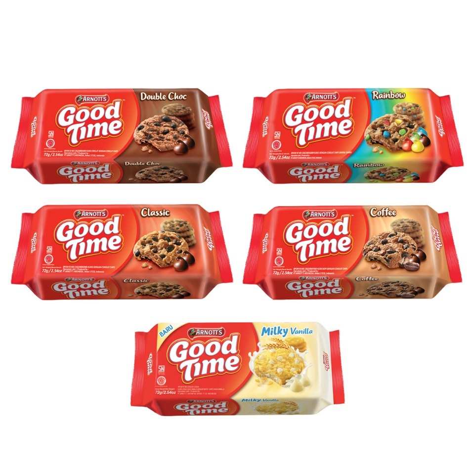 

Good Time Cookies 72g - tersedia 5 varian