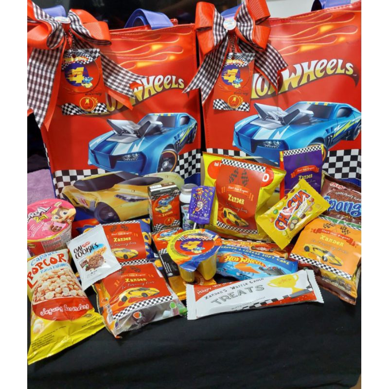 tote bag hot wheels custom souvenir ulang tahun anak murah & berkulitas
