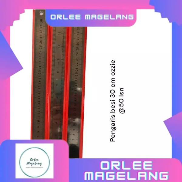 

PENGGARIS BESI ANTI KARAT 30CM / OZZIE // 1 PCS