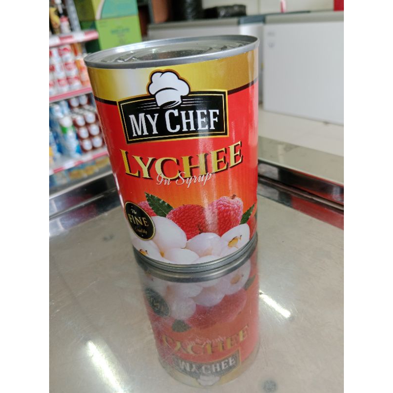 

my chef lychee buah kaleng