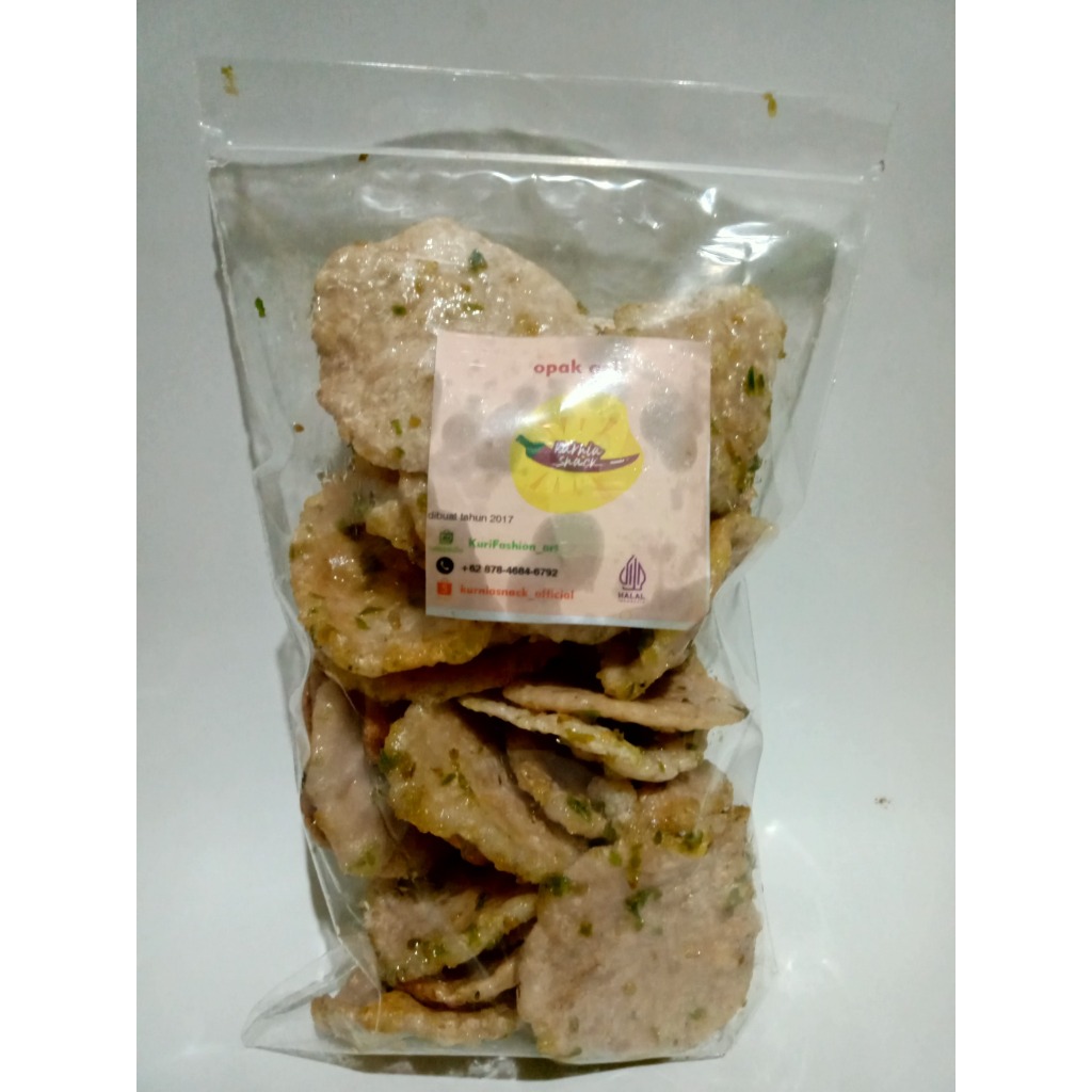 

kerupuk opak aci rasa balado hijau berat 250gram