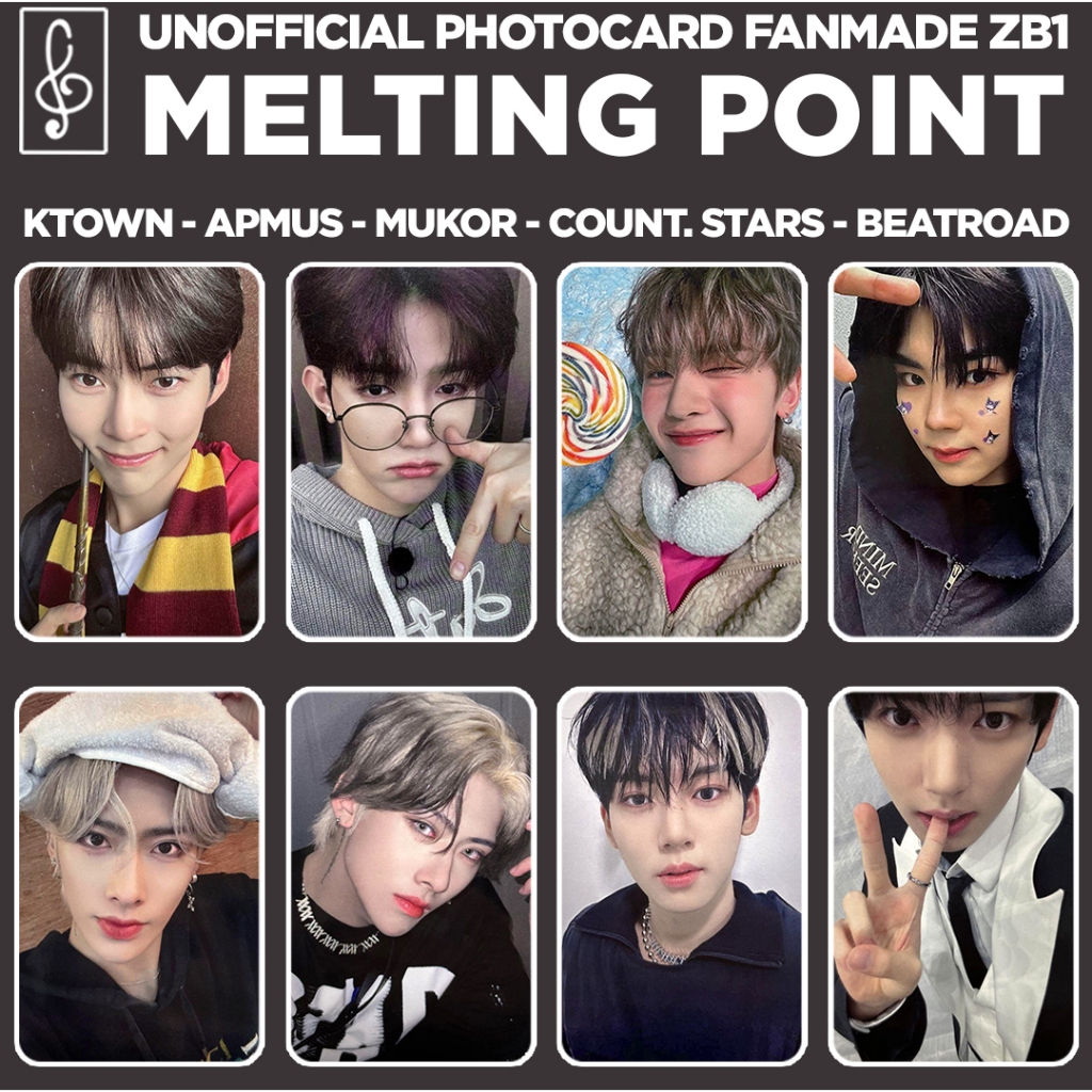 [ZB1] PHOTOCARD MELTING POINT 2 UNOFFICIAL