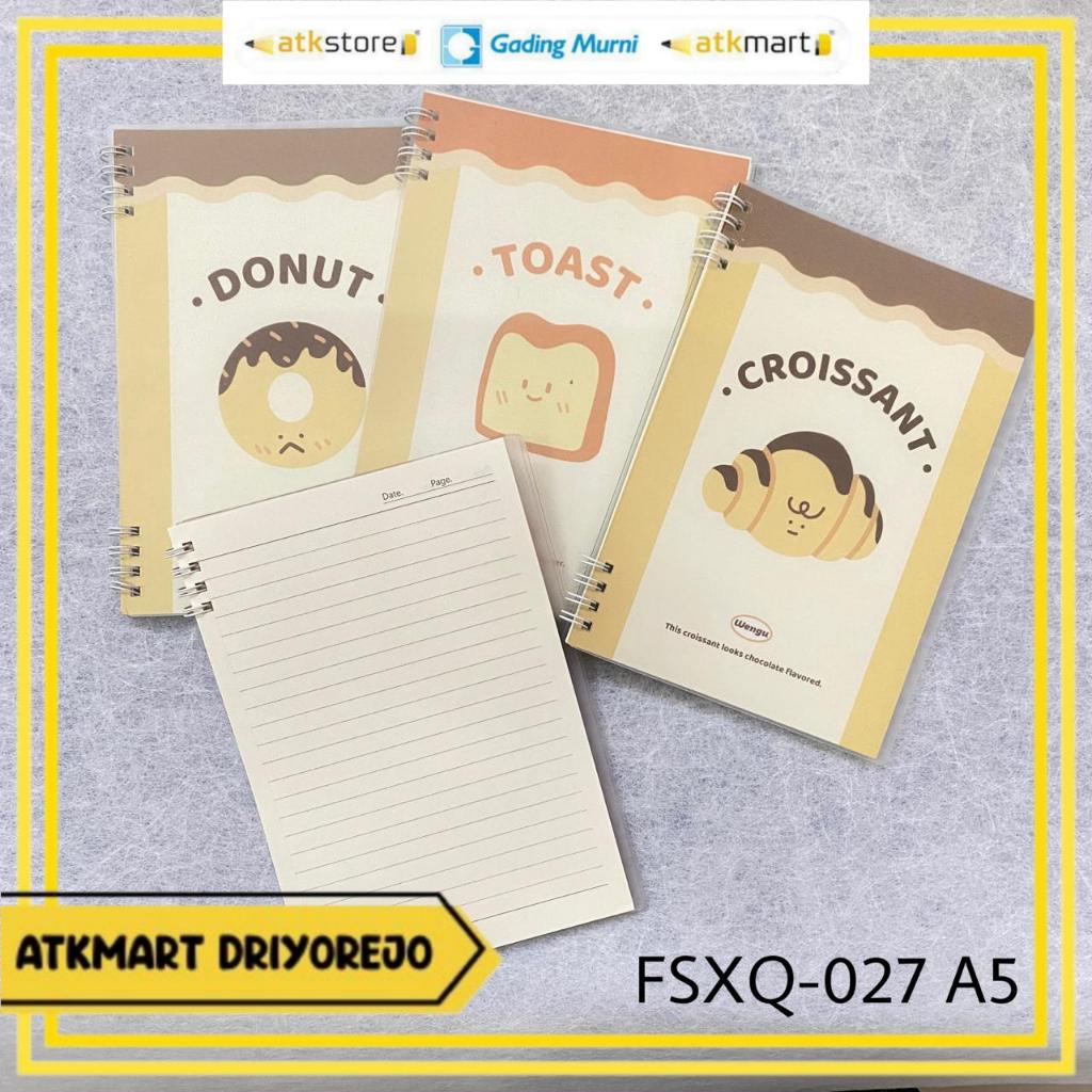 

WENGU BUKU SPIRAL A5 FSXQ-027 60LBR - NOTEBOOK - BUKU CATATAN
