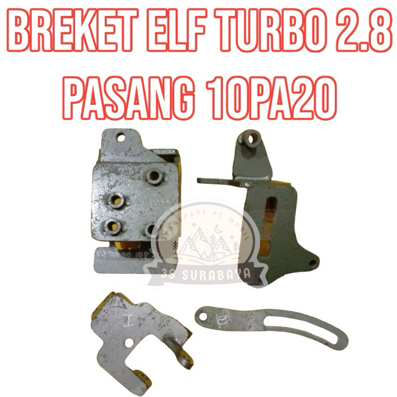 Breket Ac Elf Turbo 2.8 Pasang Denso 10PA20 As20 Bracket Kompresor