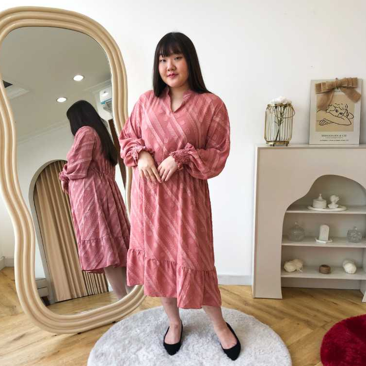 MelviaPlus | 1560 Dress Jumbo Wanita Uragiri Airflow