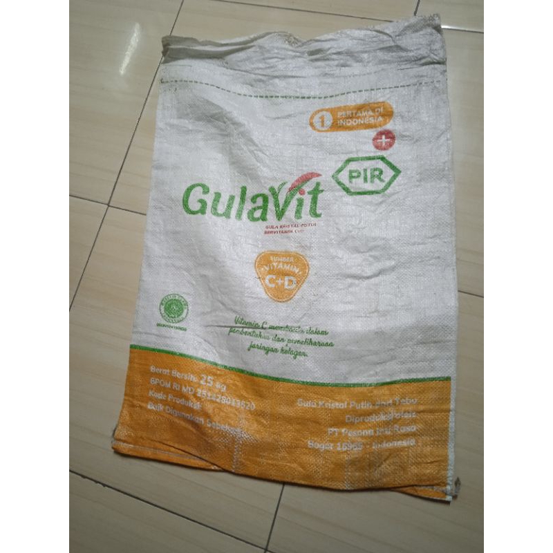 

karung bekas gula tepung beras