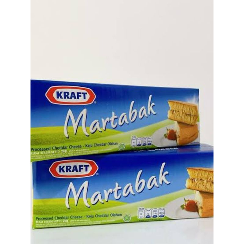 

Kraft Topping Martabak Processed Cheddar Cheese 2kg / 2 kg Keju Cedar Olahan Halal Bahan Tambahan Pangan Campuran Varian Kue