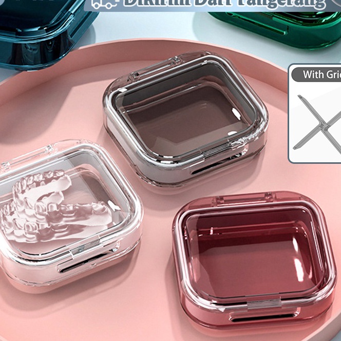 Pilihan Kotak Retainer GigiTempat Retainer GigiKotak Gigi PalsuRetainer Gigi KawatTeeth Box DentalKa