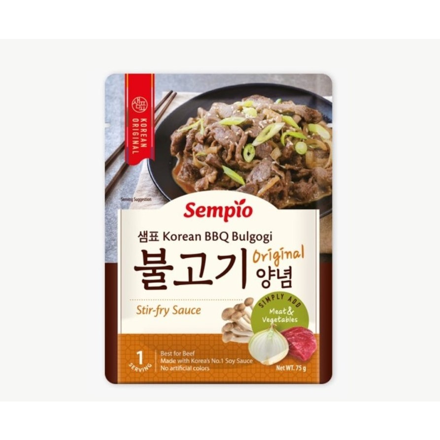 

Sempio Korean BBQ Bulgogi Sauce Original 75gr