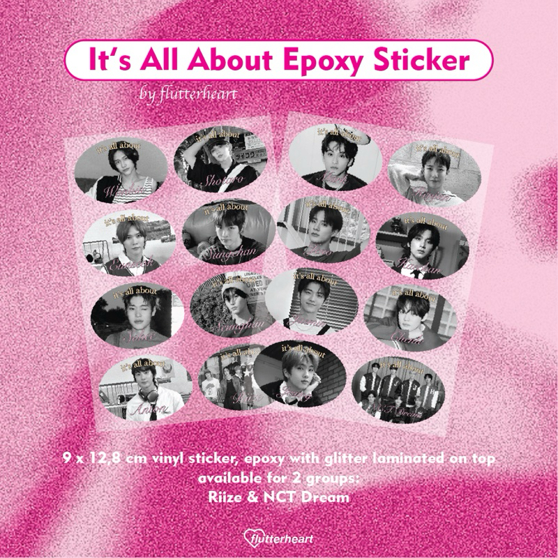 

[PO Closed] It’s All About Epoxy Sticker | flutterheart