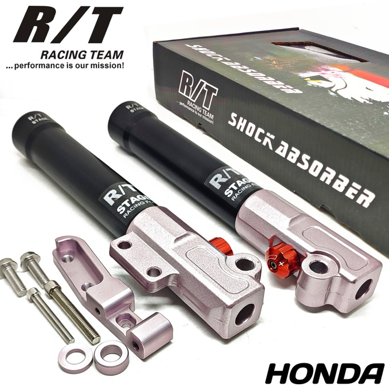 Tabung Shock Depan Plus Breket Tabung Bottom Rt Stage Universal Mio Smile Mio J Beat Vario Fino M3