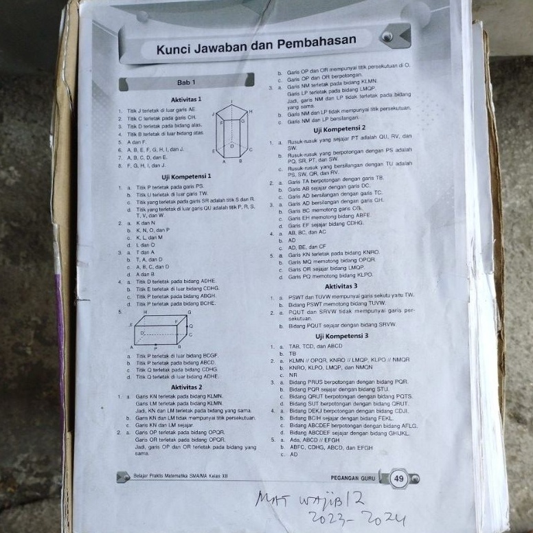 Ready stock Kunci LKS kelas 12viva pakarindo FJ7