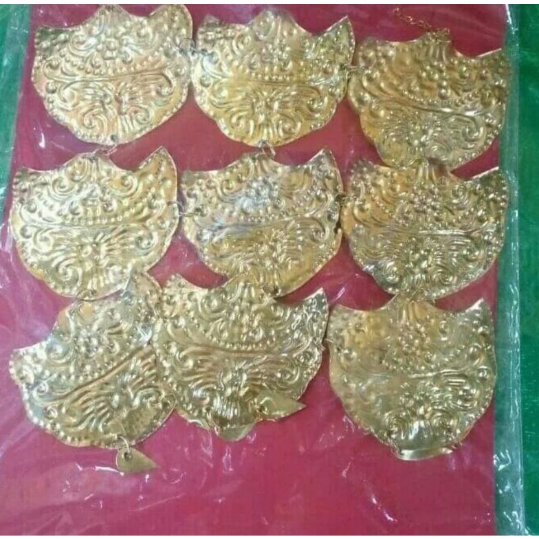 ART X18D aksesoris adat makassar kalung susun 9 baju bodo