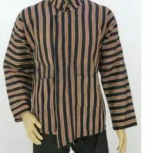 Terkini el Terkini Baju surjan Has jawa baju adat Jawa baju sunan kali jaga asli kain tenun KAV HQ