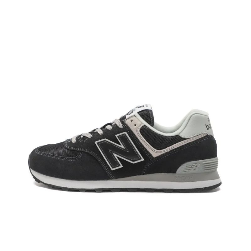 Sepatu NB New Balance 574 Black Grey Hitam