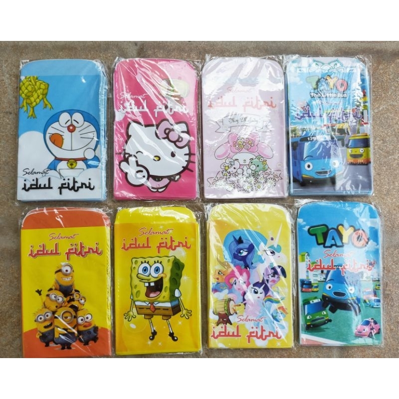 

Amplop lebaran mini atau uang di lipat 2 kali, 10 pak Rp 15000, 1 pak isi 10 amplop, tapi Random atau tidak bisa pilih motif