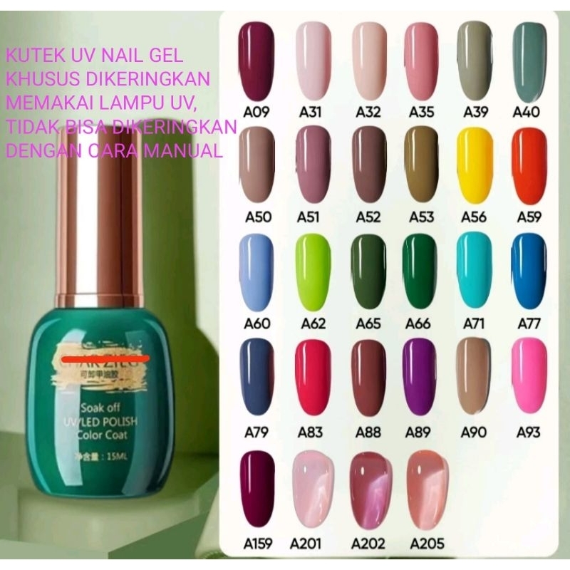 Nail Gel UV Polish Kuteks Nail Art UV Gel Polish