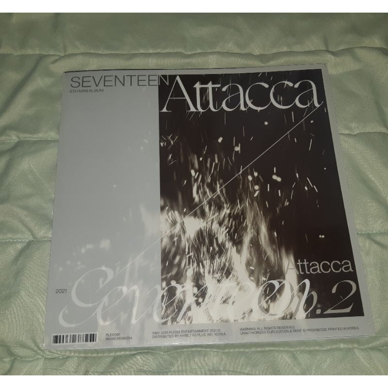 ALBUM SEVENTEEN ATTACCA OP.2 UNSEALED