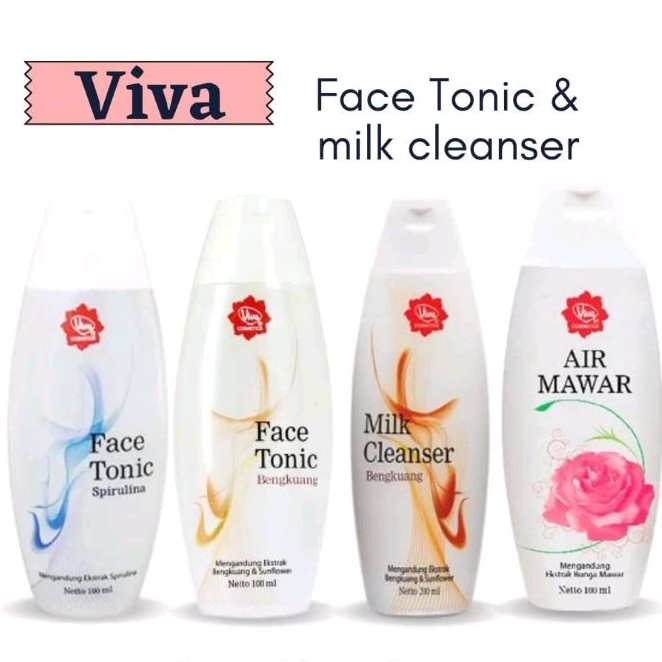 VIVA MILK CLEANSER / VIVA TONER / AIR MAWAR