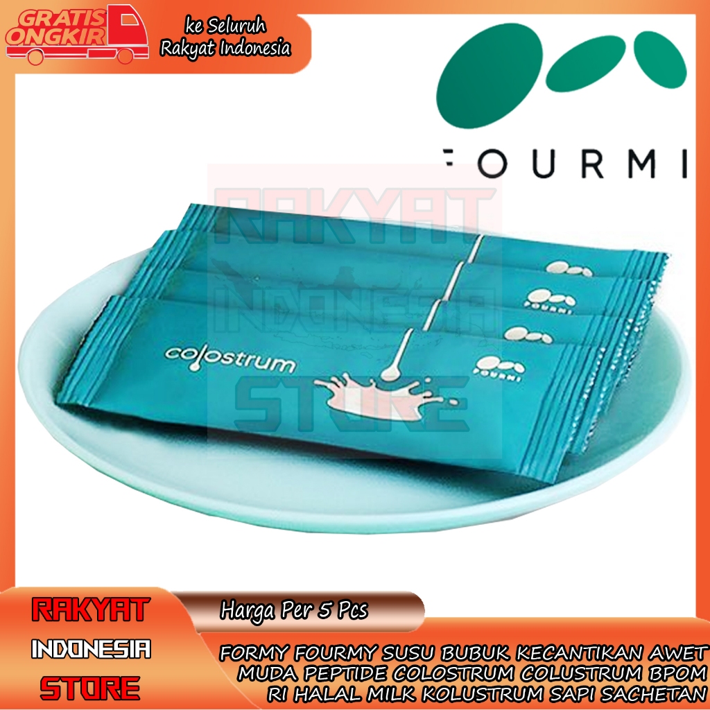 

FORME FORMI FORMY FOURMY SUSU BUBUK AWET MUDA PEPTIDE COLOSTRUM COLUSTRUM BPOM RI HALAL MILK KOLUSTRUM SAPI MEMBANTU MENCEGAH INFEKSI BAKTERI VIRUS DAN PENYAKIT SUPLEMEN KESEHATAN MENINGKATKAN STAMINA TUBUH SISTEM OTAK MINUMAN SEHAT BUBUK 5 SACHET PCS