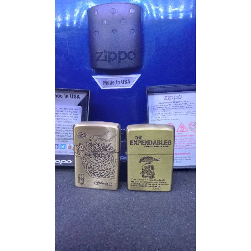 korek api zippo expendables original usa