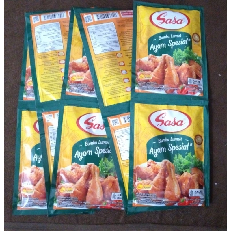 

sasa bumbu ayam lumur 26gr × 10sachet