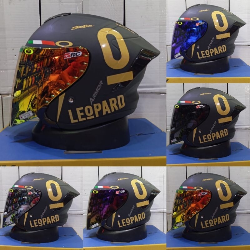 Helm Js Armor Paket Ganteng Leopard