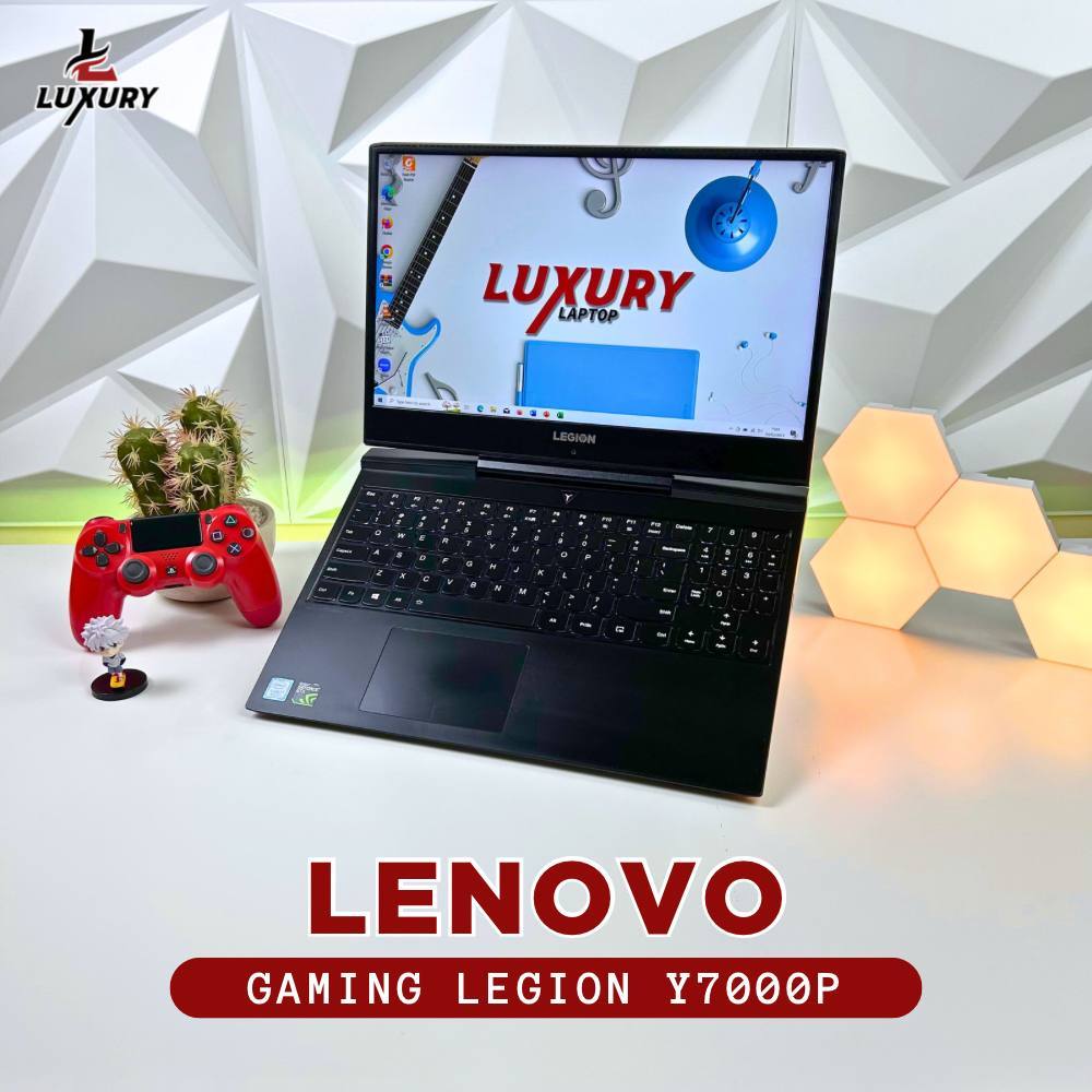 LAPTOP GAMING LENOVO LEGION Y7000P CORE I7 NVIDIA GTX 1060 RAM 16GB SSD HDD BACKLIGHT SECOND