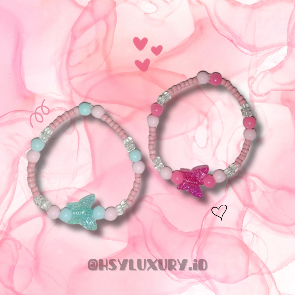 BEADS BRACELET EDISI BUTTERFLY