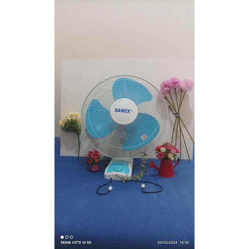 wall fan sanex kipas dinding 16inchi