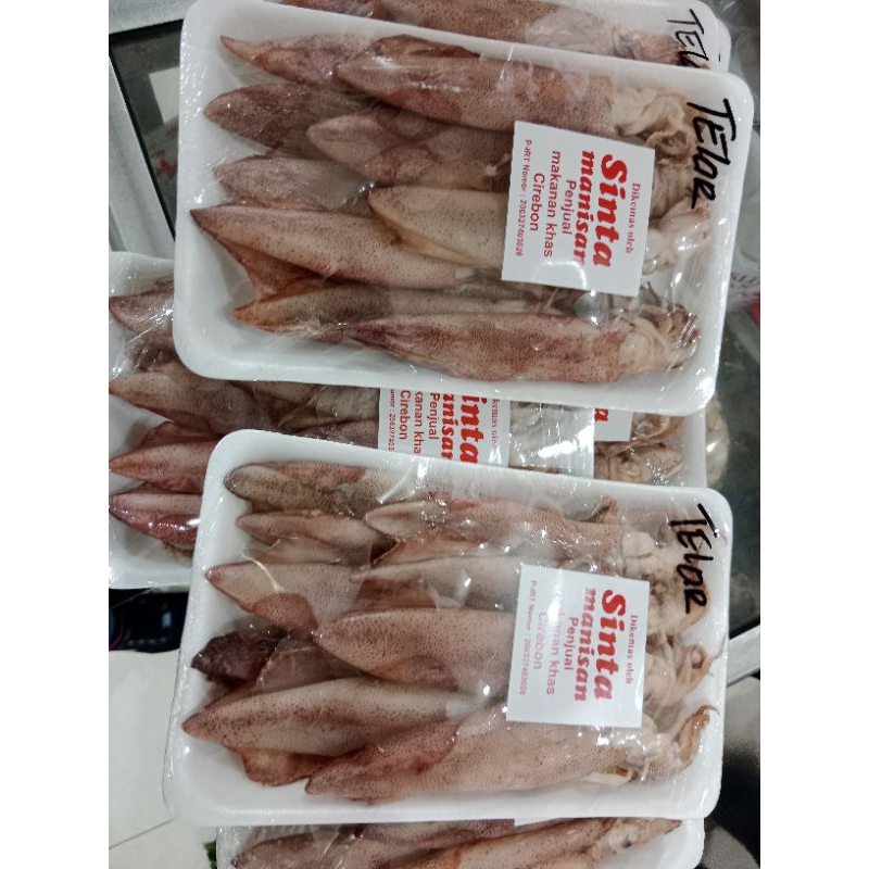 

Cumi Telor Asli Sinta Manisan Berat - 250 Gram khas Cirebon