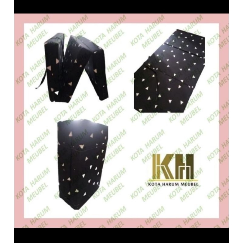 kasur lantai lipat 3 piknik busa lipat 90x180x10cm murah bandung