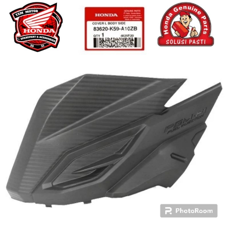 83620-K59-A10ZB Cover Sambungan body samping kiri Vario 125 150 LED old 2015 - 2018 original