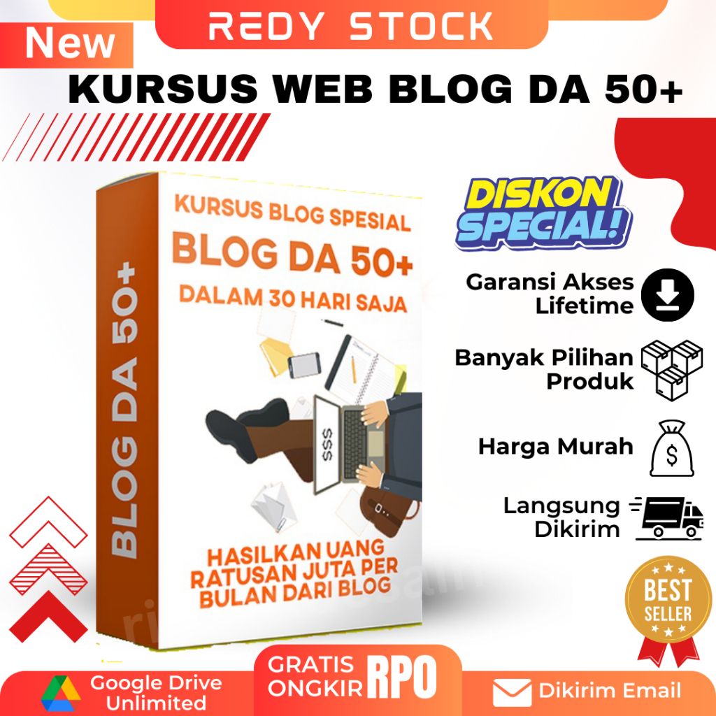 KURSUS BLOG SPESIAL BLOG DA 50+ DALAM 30 HARI SAJA