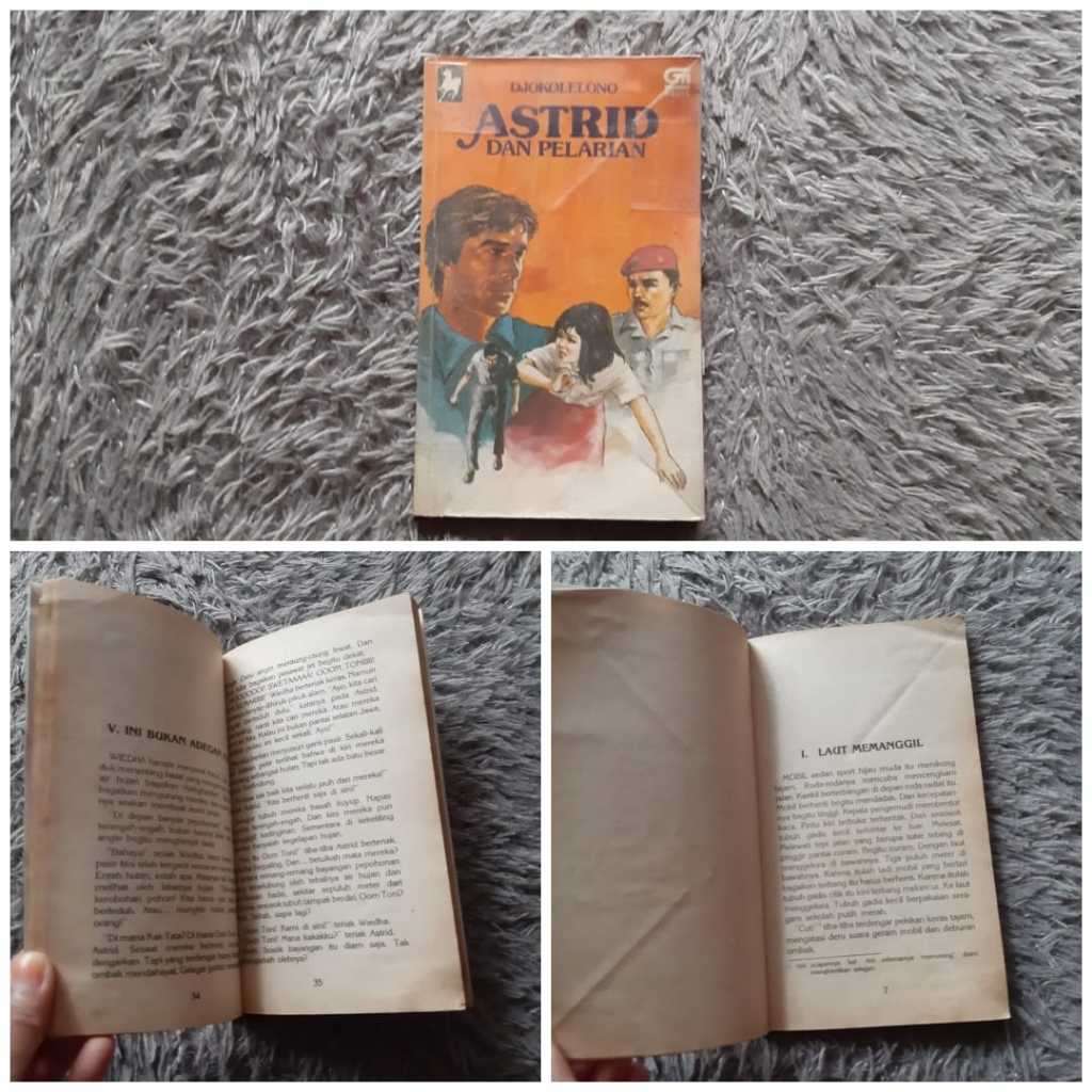 Astrid dan Pelarian Novel bekas second preloved