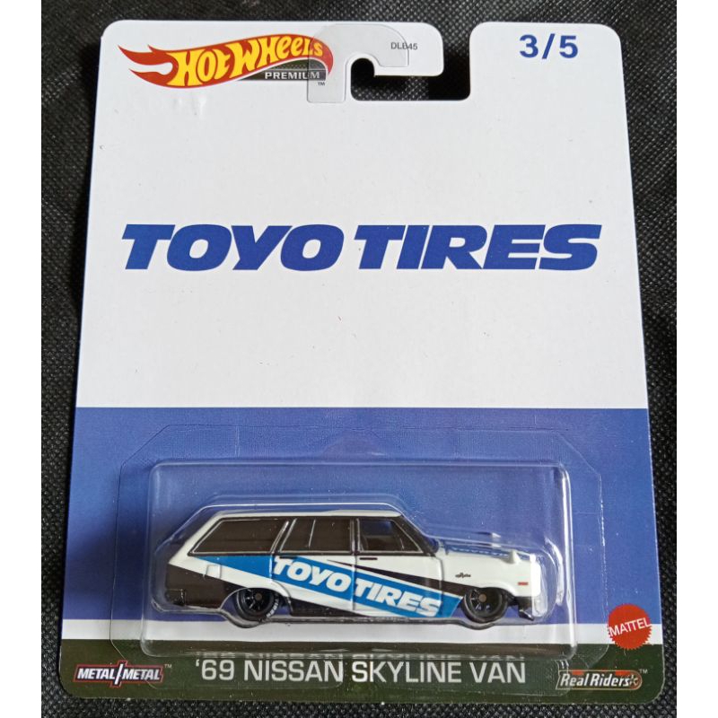 HOT WHEELS '69 NISSAN SKYLINE VAN TOYO TIRES