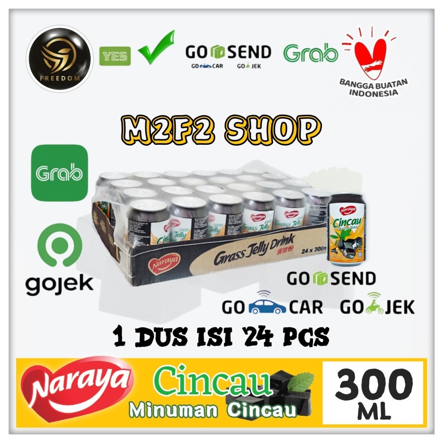 

Naraya Grass Jelly Drink Can | Minuman Rasa Cincau Kaleng - 300 ml Kemasan Karton (Khusus Bluebird/Gosend/Grab)