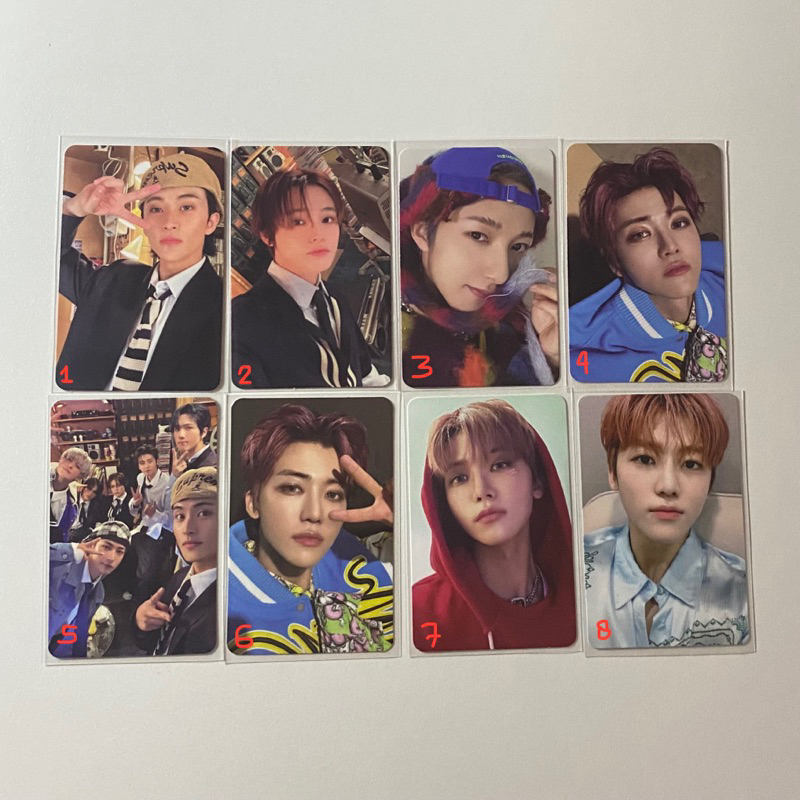 photocard nct dream istj poster ver photobook introvert extrovert grup qr jaemin mark renjun haechan