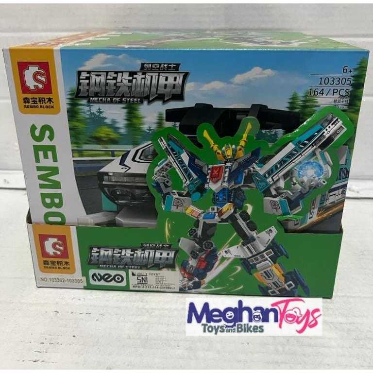 MAINAN ANAK LEGO SERI MOBIL MOTOR 4 IN 1 BISA BERUBAH MENJADI ROBOT